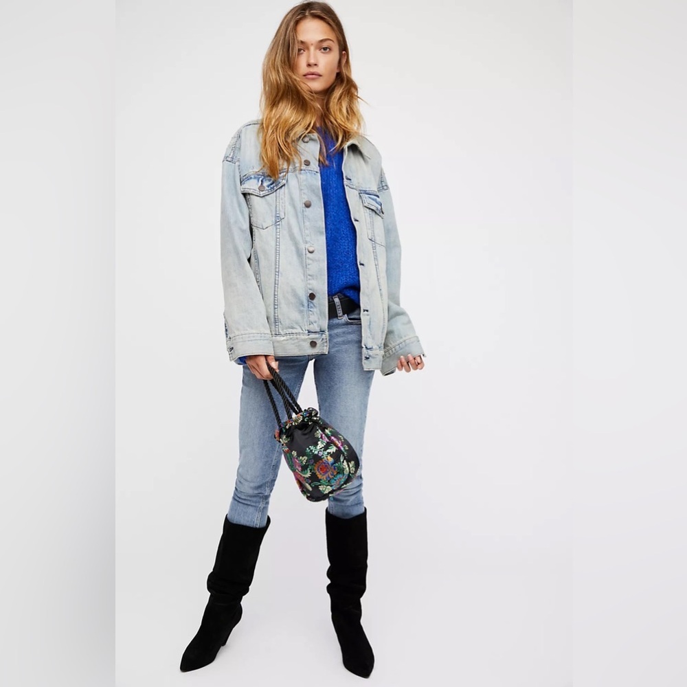 Free People Denim Trucker Jacket